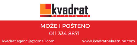Baner agencije Kvadrat nekretnine na sajtu Roommateor