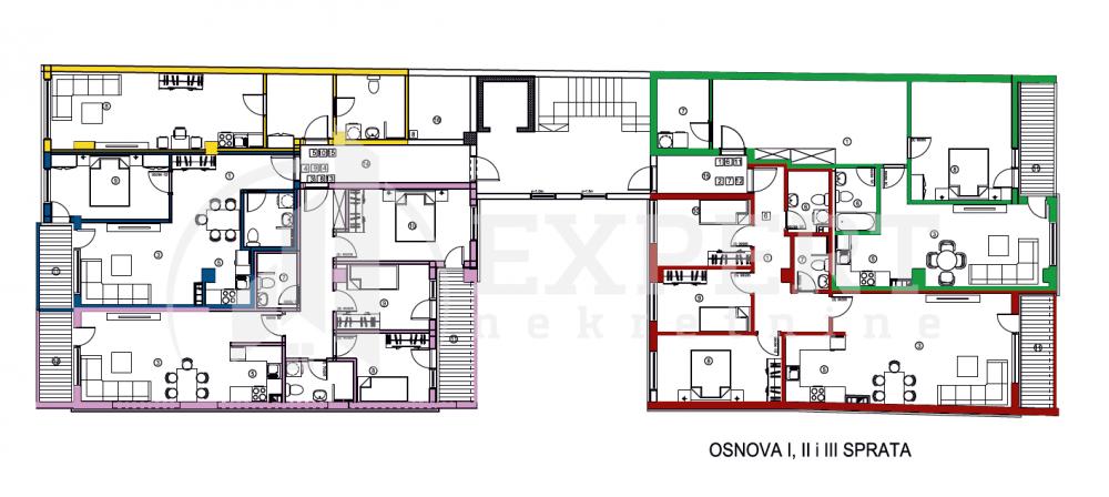 Slika 1 - Bulevar dr Zorana, Četvorosoban stan na prodaju, 92m2, 207.250€