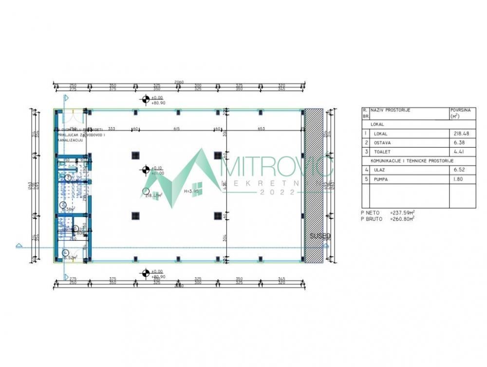 Glavna slika - Lokal na prodaju, 240m2, 494.400€