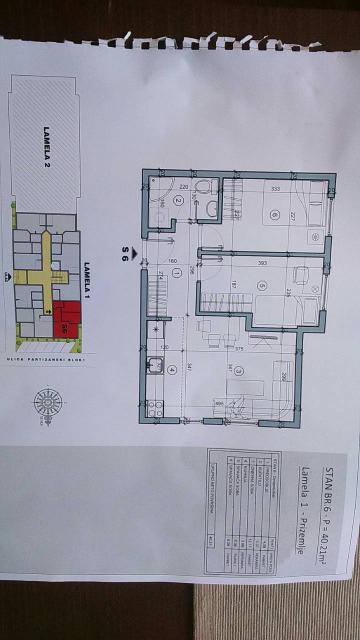 Slika 1 - Partizanski blok 1 17, Trosoban stan na prodaju, 41m2, 70.000€