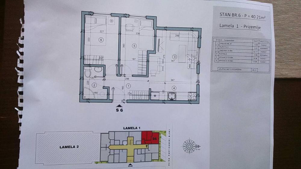 Slika 6 - Partizanski blok 1 17, Trosoban stan na prodaju, 41m2, 70.000€