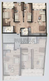 Slika 2 - Vojvode Mišića, Troiposoban stan na prodaju, 89m2, 215.280€