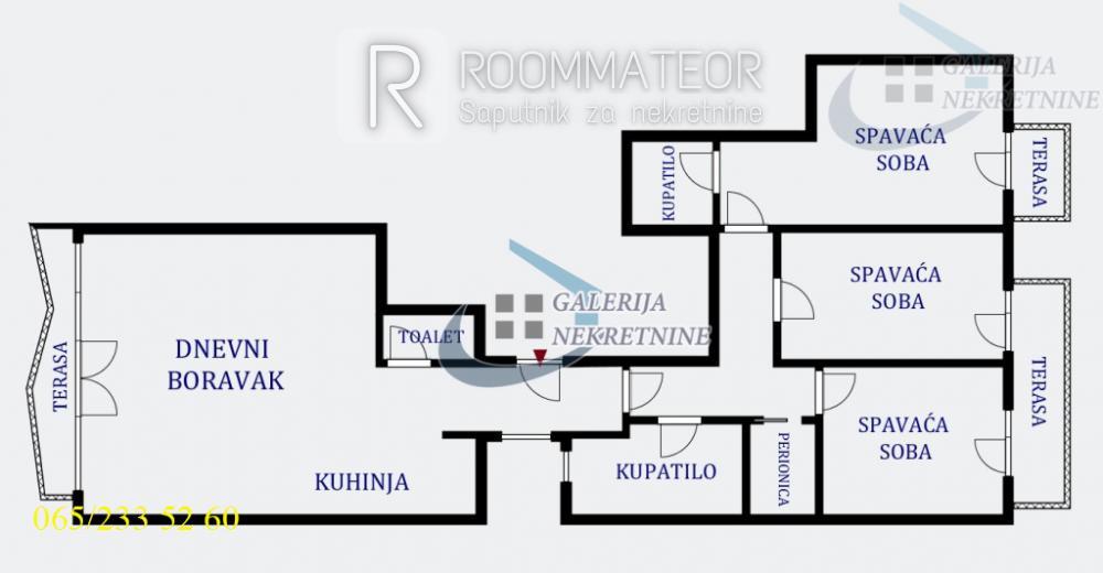Slika 3 - Novopazarska, Četvorosoban stan na prodaju, 115m2, 950.000€