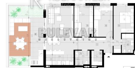 Slika 1 - Rasadnik, Četvorosoban stan na prodaju, 127m2, 236.280€