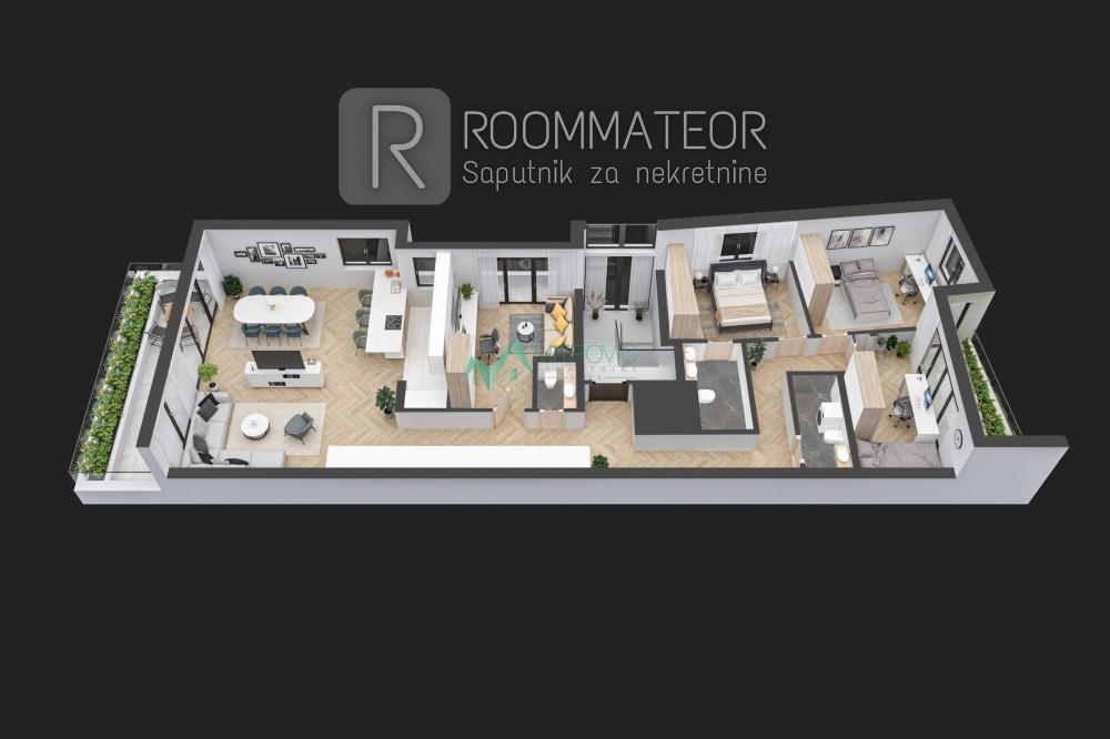 Slika 1 - Petosoban stan na prodaju, 164m2, 483.110€