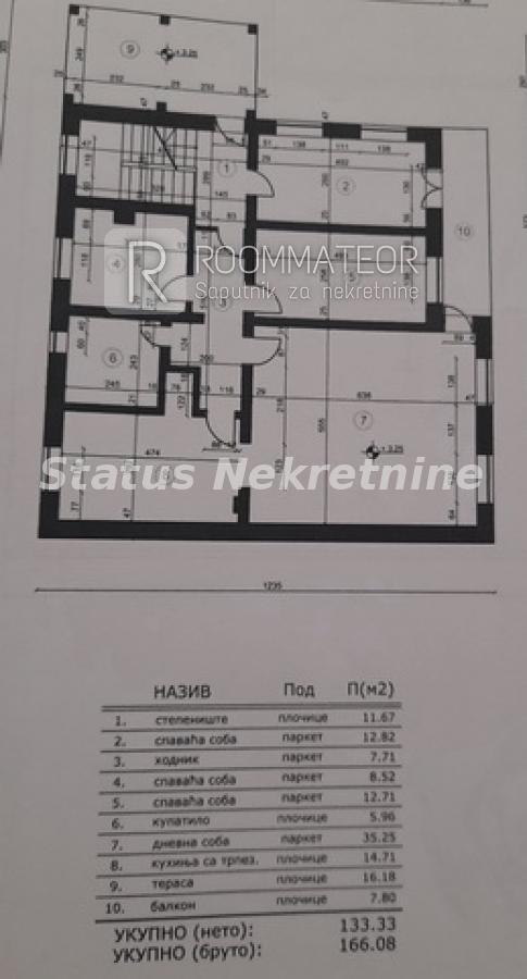 Slika 2 - Četvorosoban stan na prodaju, 160m2, 217.500€