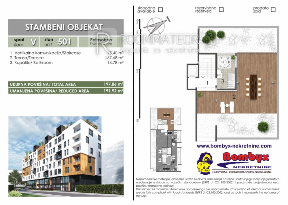 Slika 1 - Petosoban stan na prodaju, 126m2, 489.500€