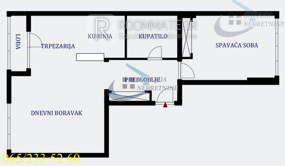 Slika 2 - Smiljanićeva, Dvosoban stan na prodaju, 64m2, 285.000€