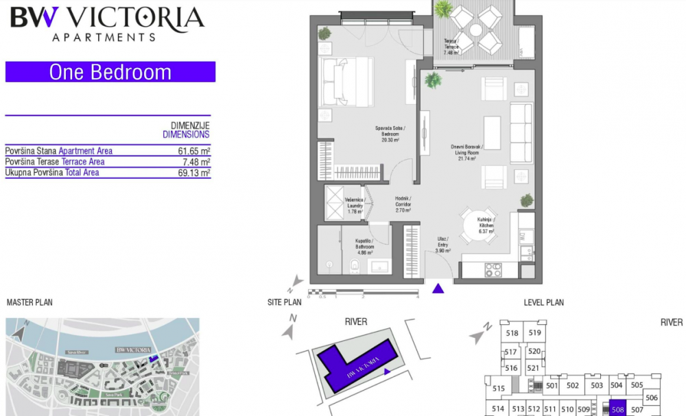 Glavna slika -Beograd na vodi, Dvosoban stan na prodaju, 69.13m2