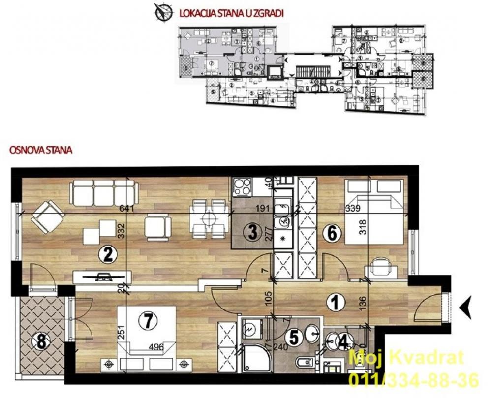 Slika 10 - Trosoban stan na prodaju, 66m2, 277.200€