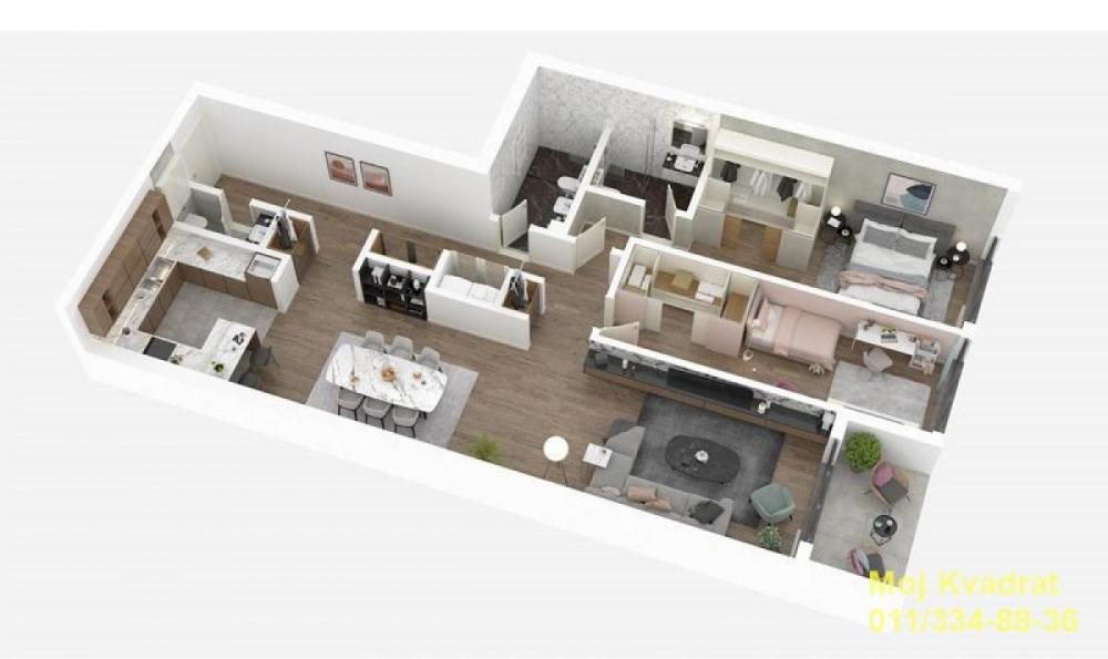 Slika 2 - Trosoban stan na prodaju, 122m2, 549.000€