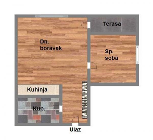 Slika 7 - Jednoiposoban stan na prodaju, 36m2, 87.550€
