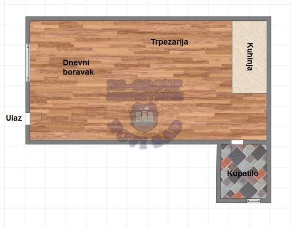 Slika 6 - Jednosoban stan na prodaju, 29m2, 72.100€