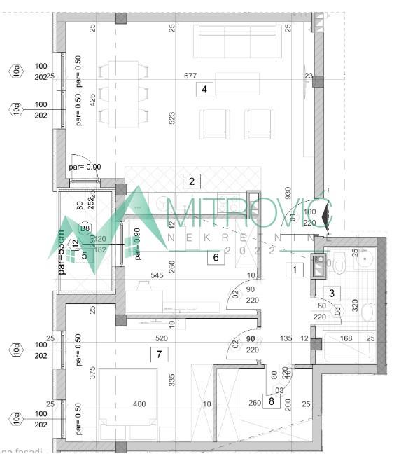 Glavna slika -Dvoiposoban stan na prodaju, 76m2, 179.097€