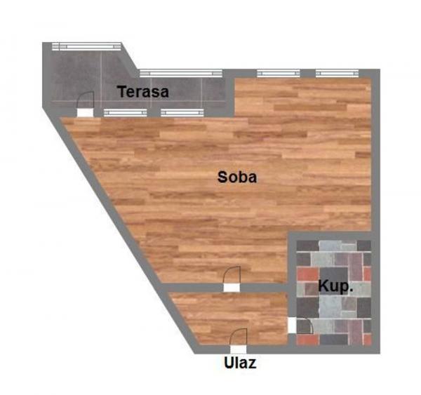 Slika 2 - Jednosoban stan na prodaju, 31m2, 105.400€