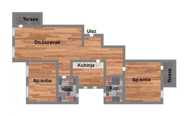 Slika 5 - Trosoban stan na prodaju, 72m2, 175.100€