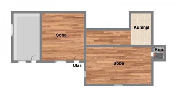 Slika 6 - Jednoiposoban stan na prodaju, 30m2, 81.370€