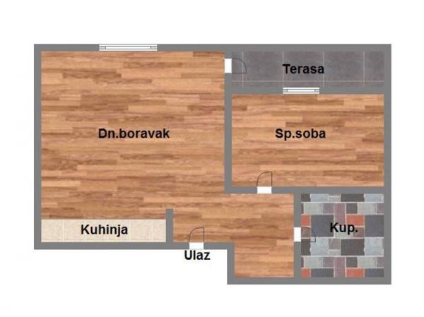 Slika 0 - Jednoiposoban stan na prodaju, 38m2, 67.980€