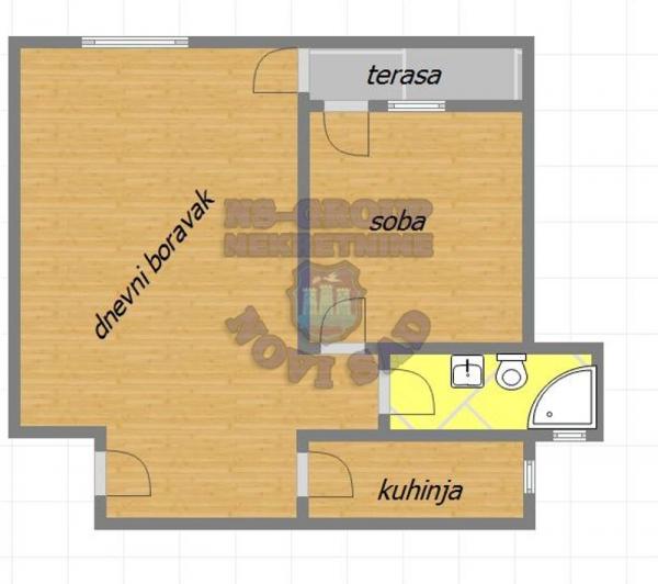 Slika 3 - Dvosoban stan na prodaju, 51m2, 133.900€