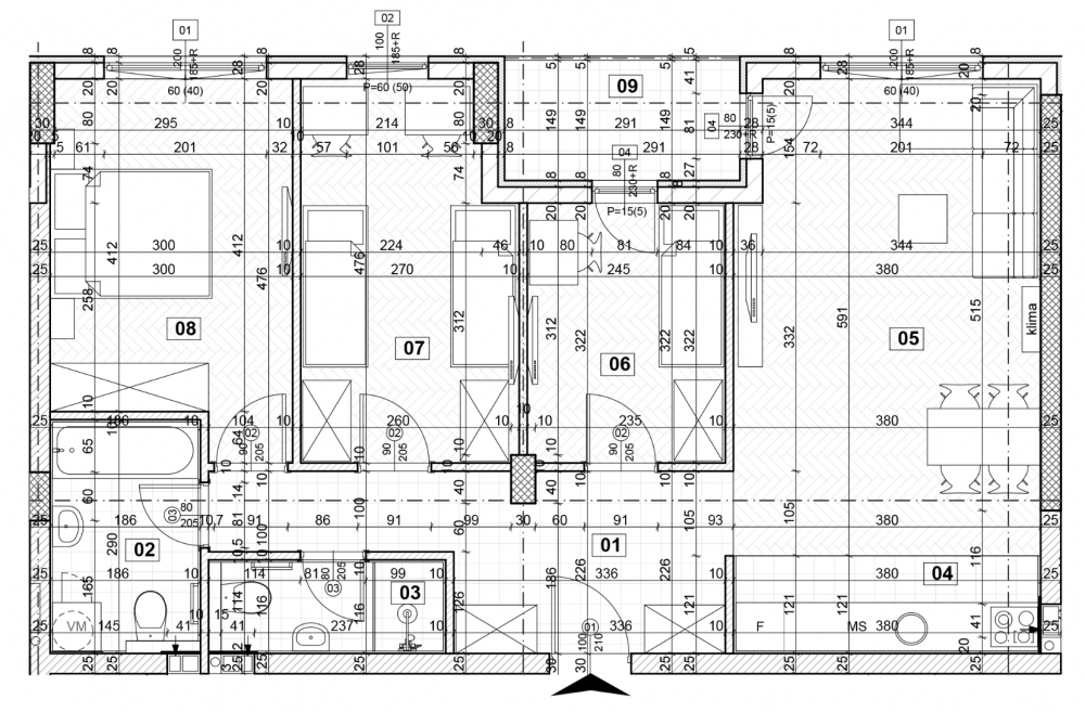 Slika 2 - Četvorosoban stan na prodaju, 80.82m2