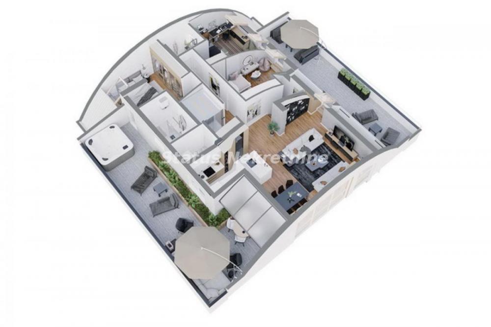 Glavna slika -Četvorosoban stan na prodaju, 122m2, 257.500€