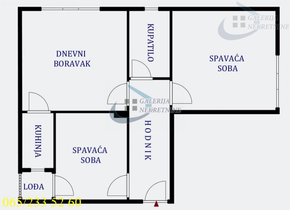 Slika 7 - Mije Kovačevića, Trosoban stan na prodaju, 58m2, 175.000€
