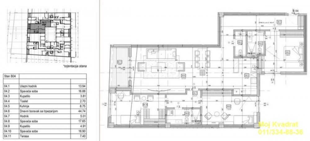 Slika 3 - Četvorosoban stan na prodaju, 142m2, 639.000€