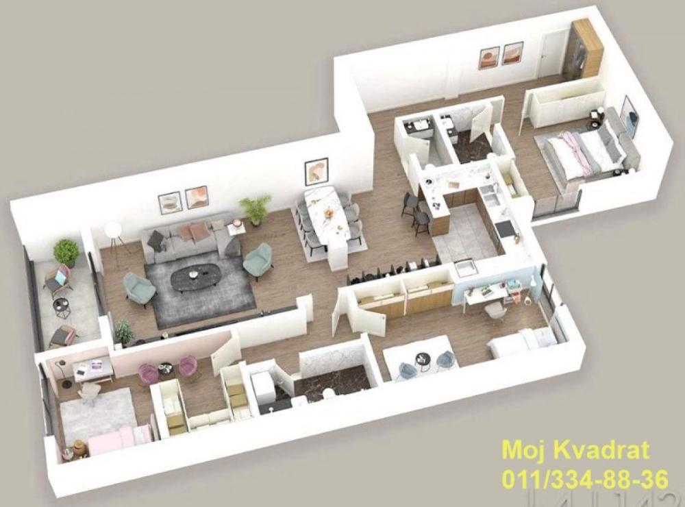 Slika 2 - Četvorosoban stan na prodaju, 142m2, 639.000€