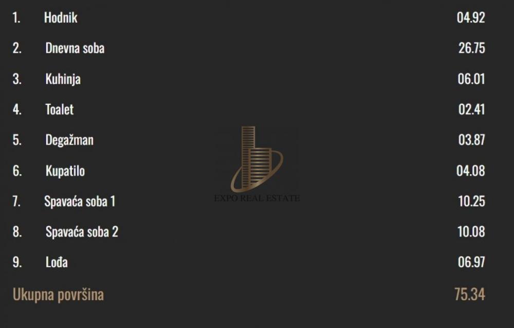 Slika 6 - Trosoban stan na prodaju, 75m2, 173.300€