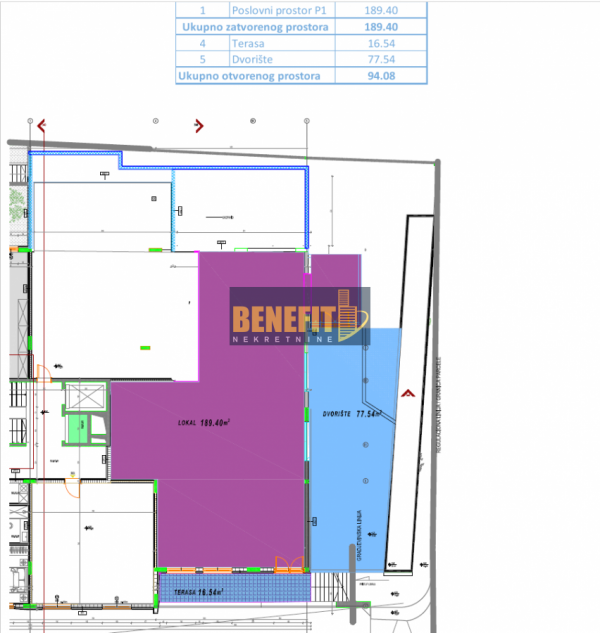 Glavna slika - Lokal za izdavanje, 189m2, 3.800€