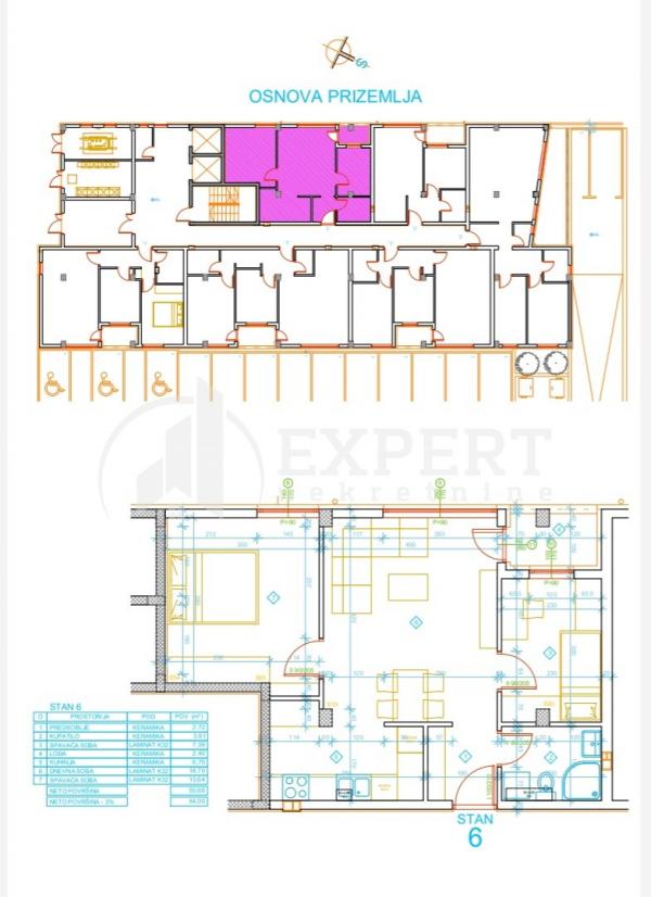 Slika 6 - Mokranjčeva, Jednoiposoban stan na prodaju, 55m2, 97.960€