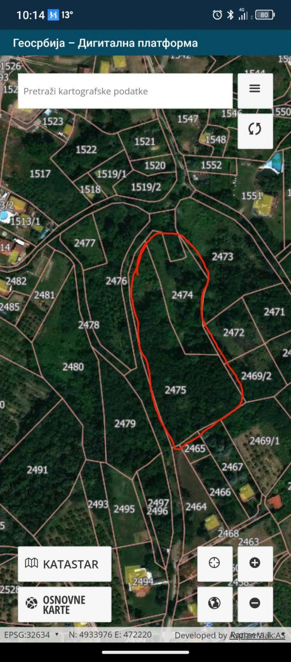 Slika 3 -  Plac na prodaju, Mali Pozarevac, 46.000€