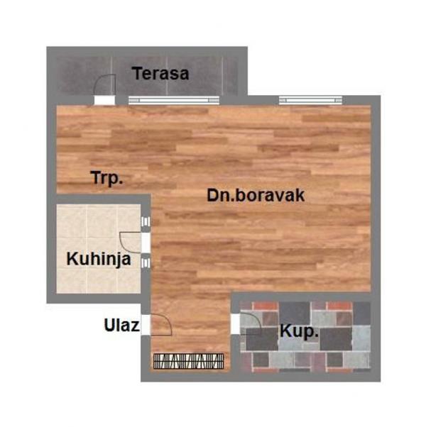 Slika 10 -  Stan na prodaju, 28m2, 79.900€