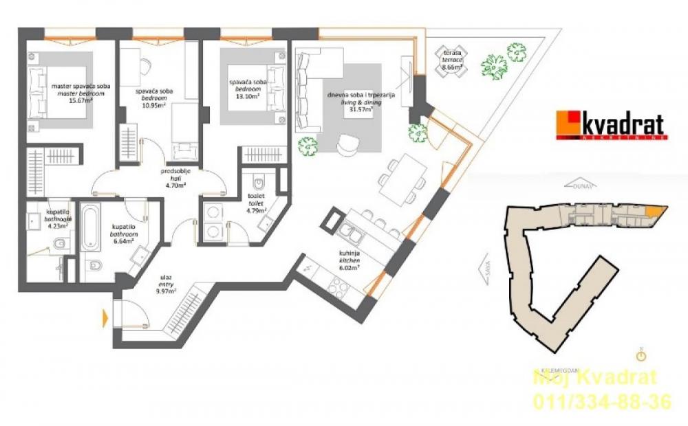 Slika 10 - Četvorosoban stan na prodaju, 117m2, 780.000€