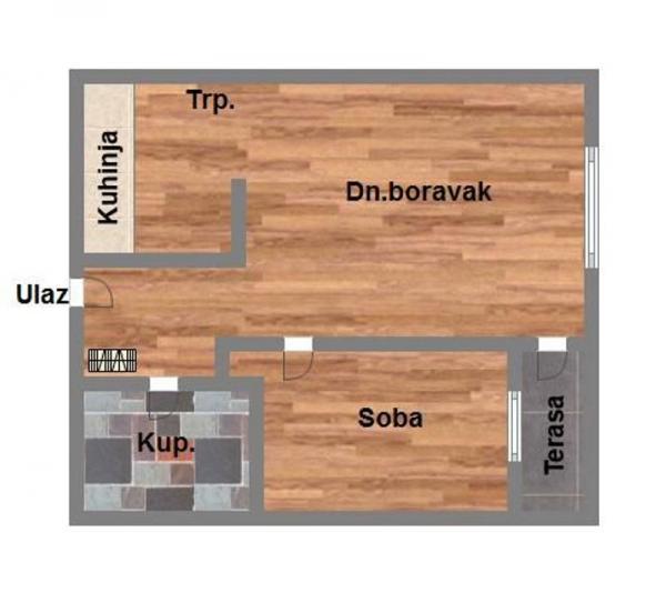 Glavna slika -Dvosoban stan na prodaju, 44m2, 139.130€