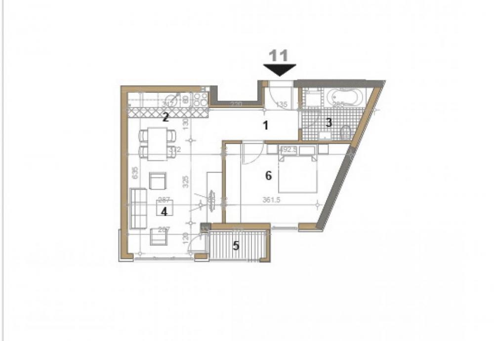 Slika 8 - Jednoiposoban stan na prodaju, 48m2, 154.500€