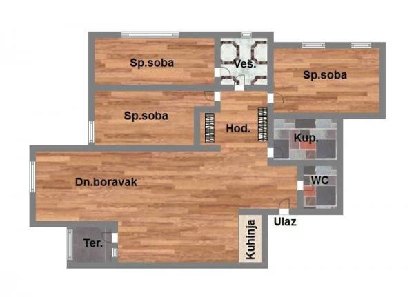 Slika 9 - Četvorosoban stan na prodaju, 88m2, 217.500€