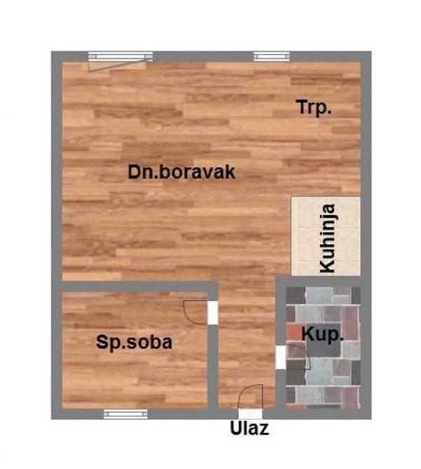 Slika 7 - Dvosoban stan na prodaju, 41m2, 72.100€