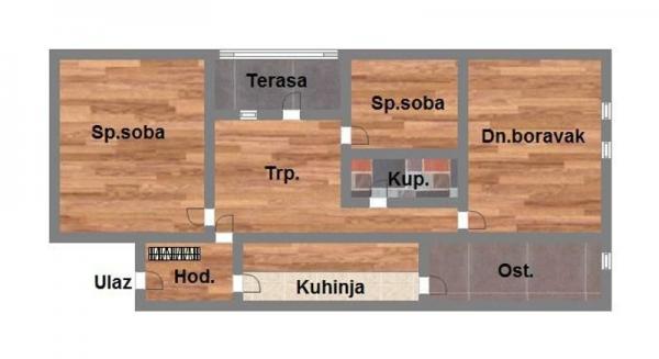 Slika 11 - Trosoban stan na prodaju, 72m2, 144.200€