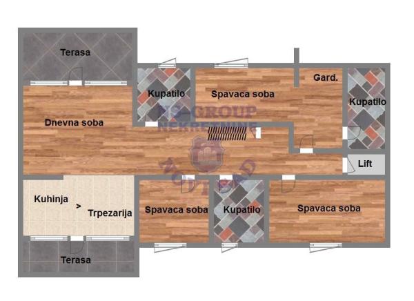 Slika 8 - Četvorosoban stan na prodaju, 169m2, 505.000€