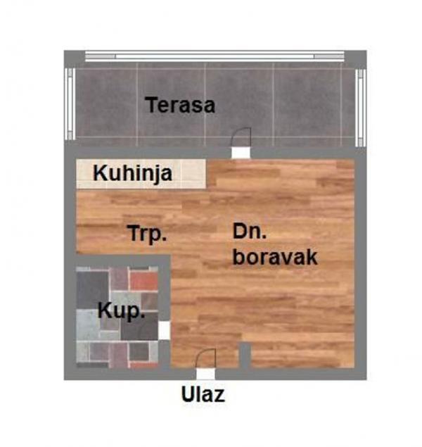 Glavna slika -Dvosoban stan na prodaju, 42m2, 101.170€