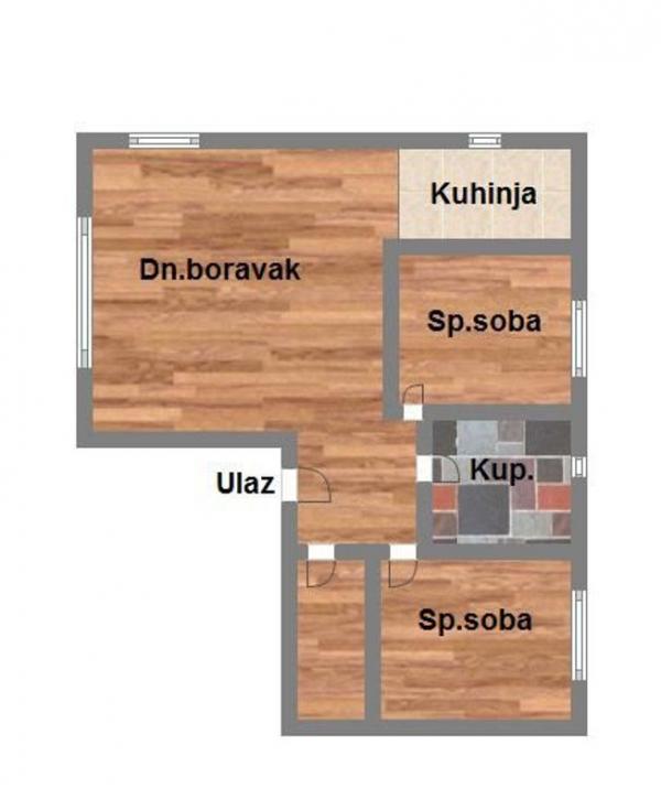 Slika 0 - Trosoban stan na prodaju, 55m2, 92.860€