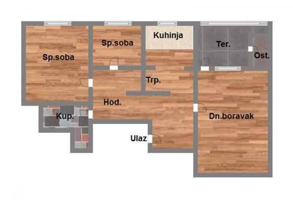 Slika 7 - Dvoiposoban stan na prodaju, 71m2, 130.810€