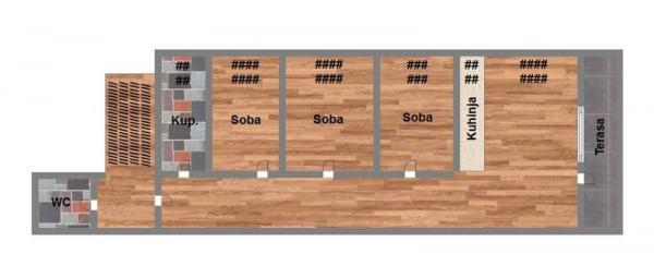 Glavna slika -Četvorosoban stan na prodaju, 127m2, 169.600€