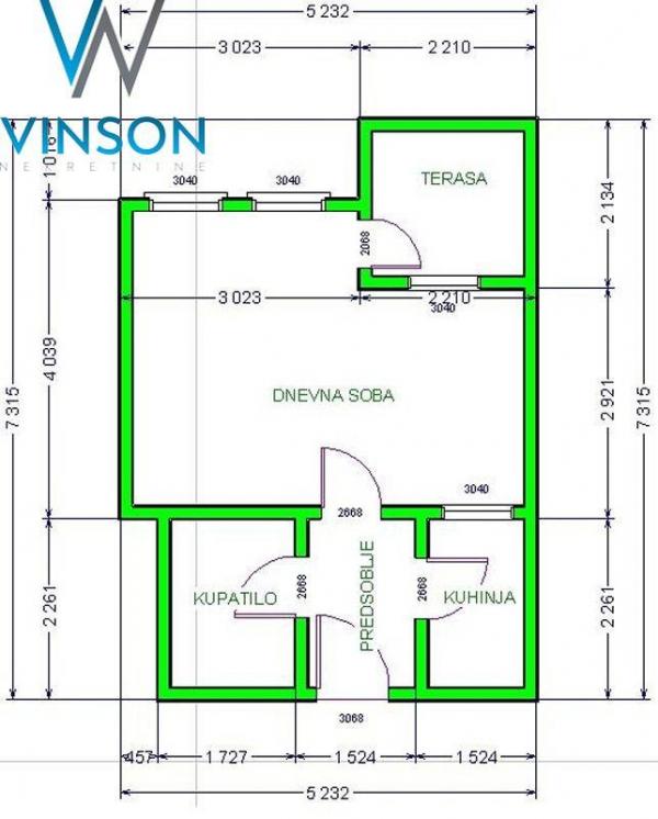 Slika 7 - Tolstojeva, Jednosoban stan na prodaju, 32m2, 113.300€