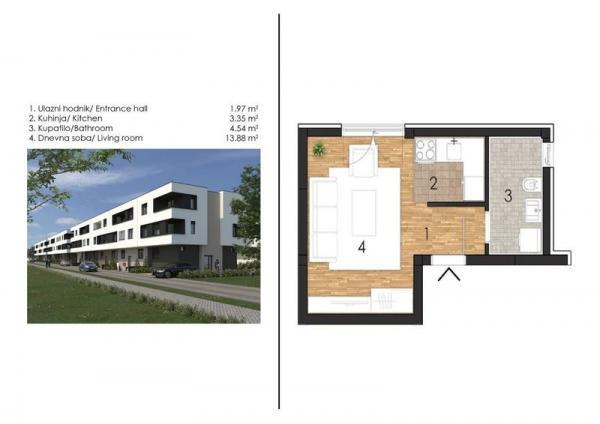 Glavna slika - Stan na prodaju, 23m2, 36.770€