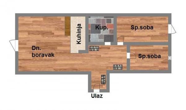 Slika 8 - Dvoiposoban stan na prodaju, 52m2, 123.600€