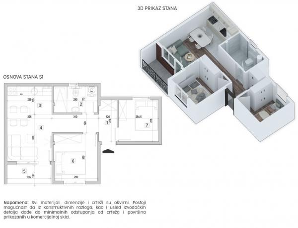 Slika 2 - Jednoiposoban stan na prodaju, 37m2, 60.270€