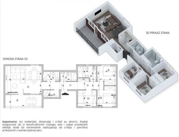 Slika 1 - Jednoiposoban stan na prodaju, 37m2, 60.270€
