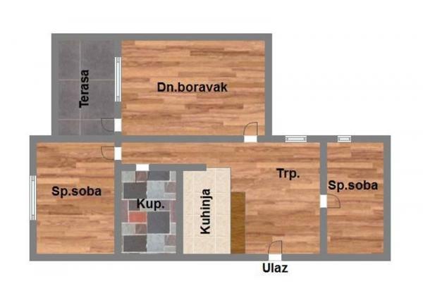 Slika 9 - Dvoiposoban stan na prodaju, 64m2, 150.000€